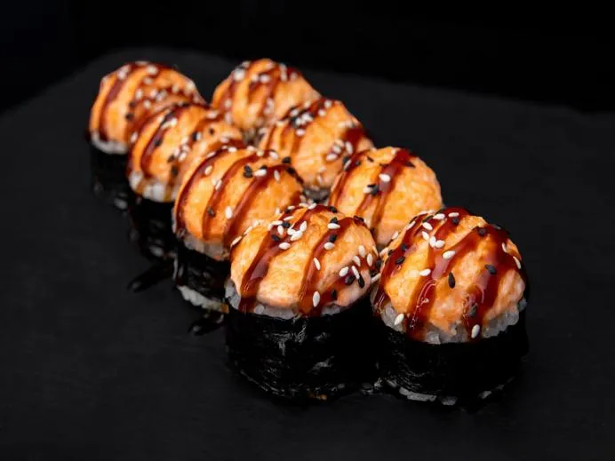 Запеченный лосось терияки